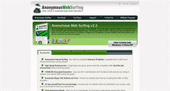Desktop Screenshot of anonymous-surfing.com